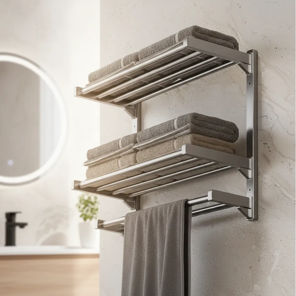 Etagère Porte Serviette Mural