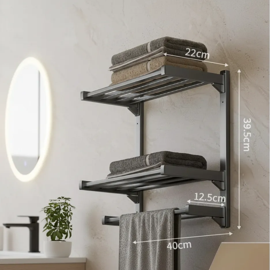 Etagère Porte Serviette Mural