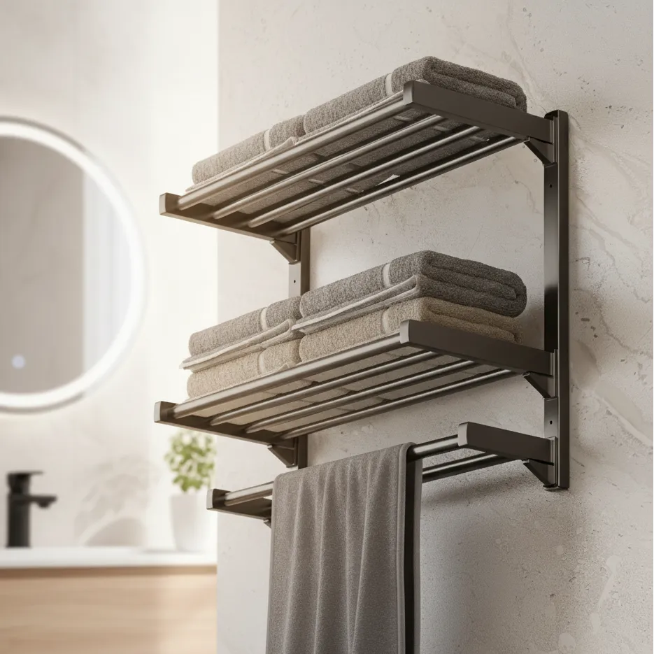 Etagère Porte Serviette Mural