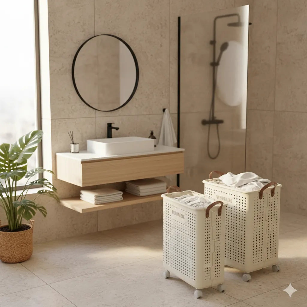 Panier à Linge Roulette