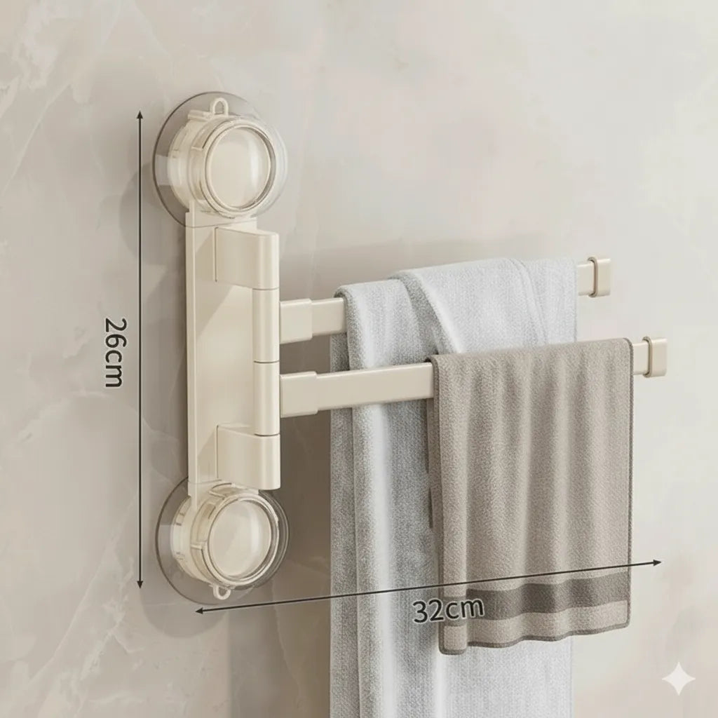 Porte Serviette Mural Pivotant