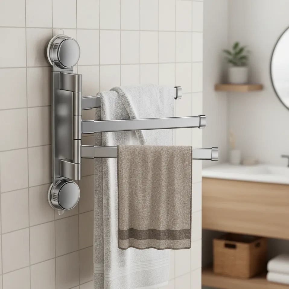 Porte Serviette Mural Pivotant