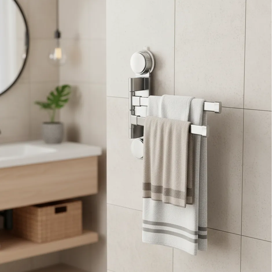 Porte Serviette Mural Pivotant