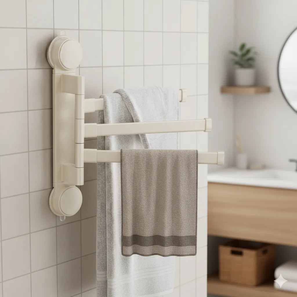 Porte Serviette Mural Pivotant