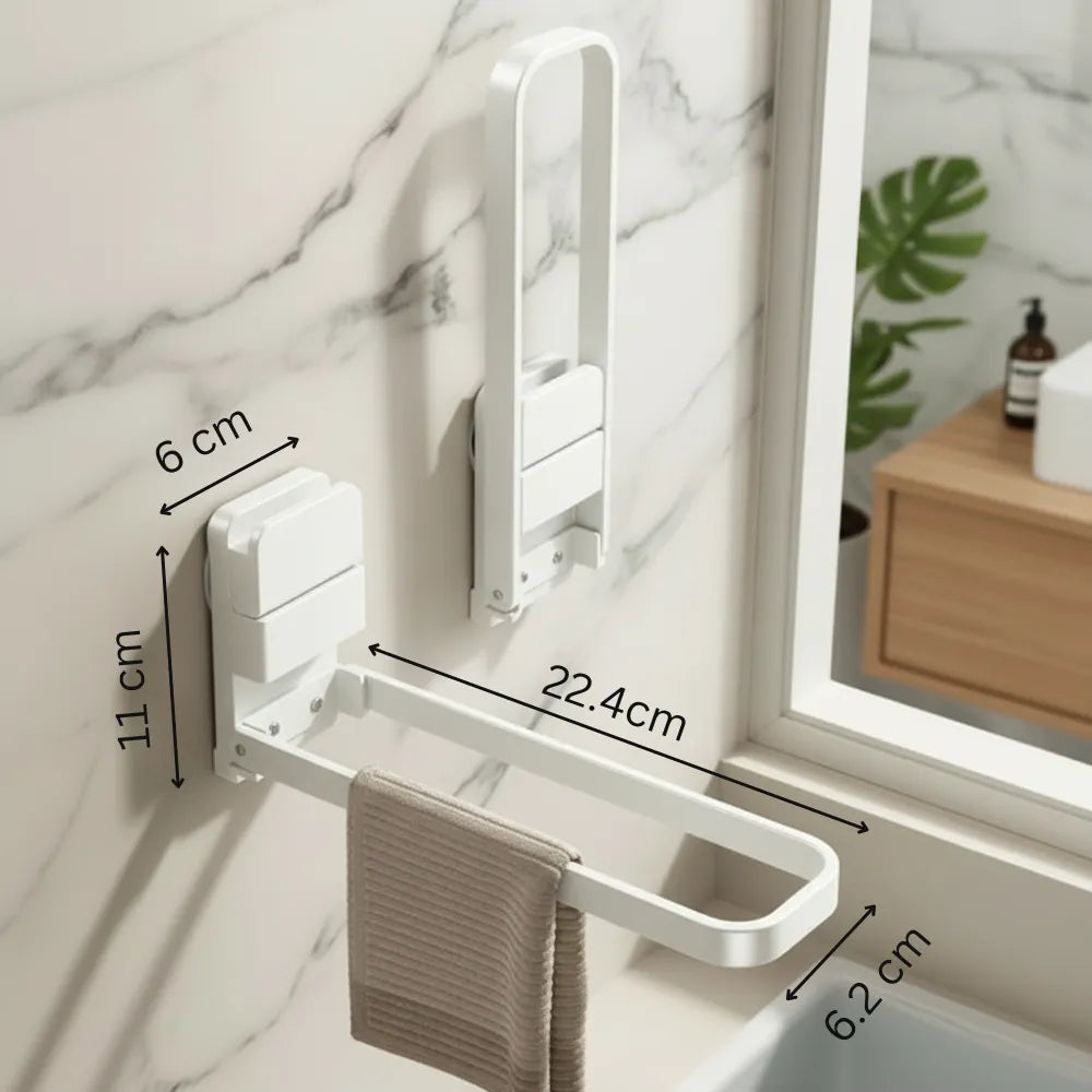 Porte Serviette Ventouse Salle de Bain