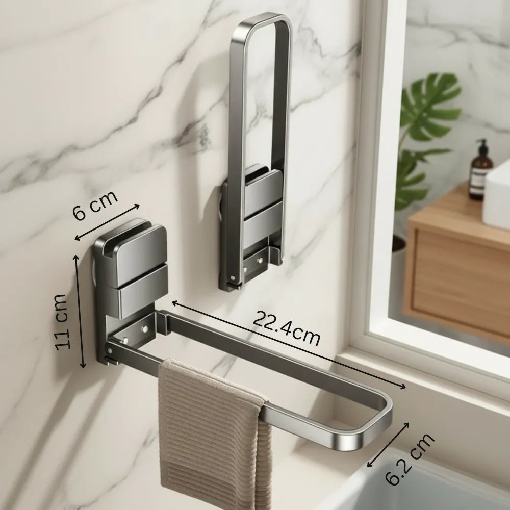 Porte Serviette Ventouse Salle de Bain