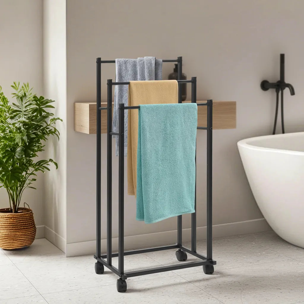 Porte Serviette sur Pied