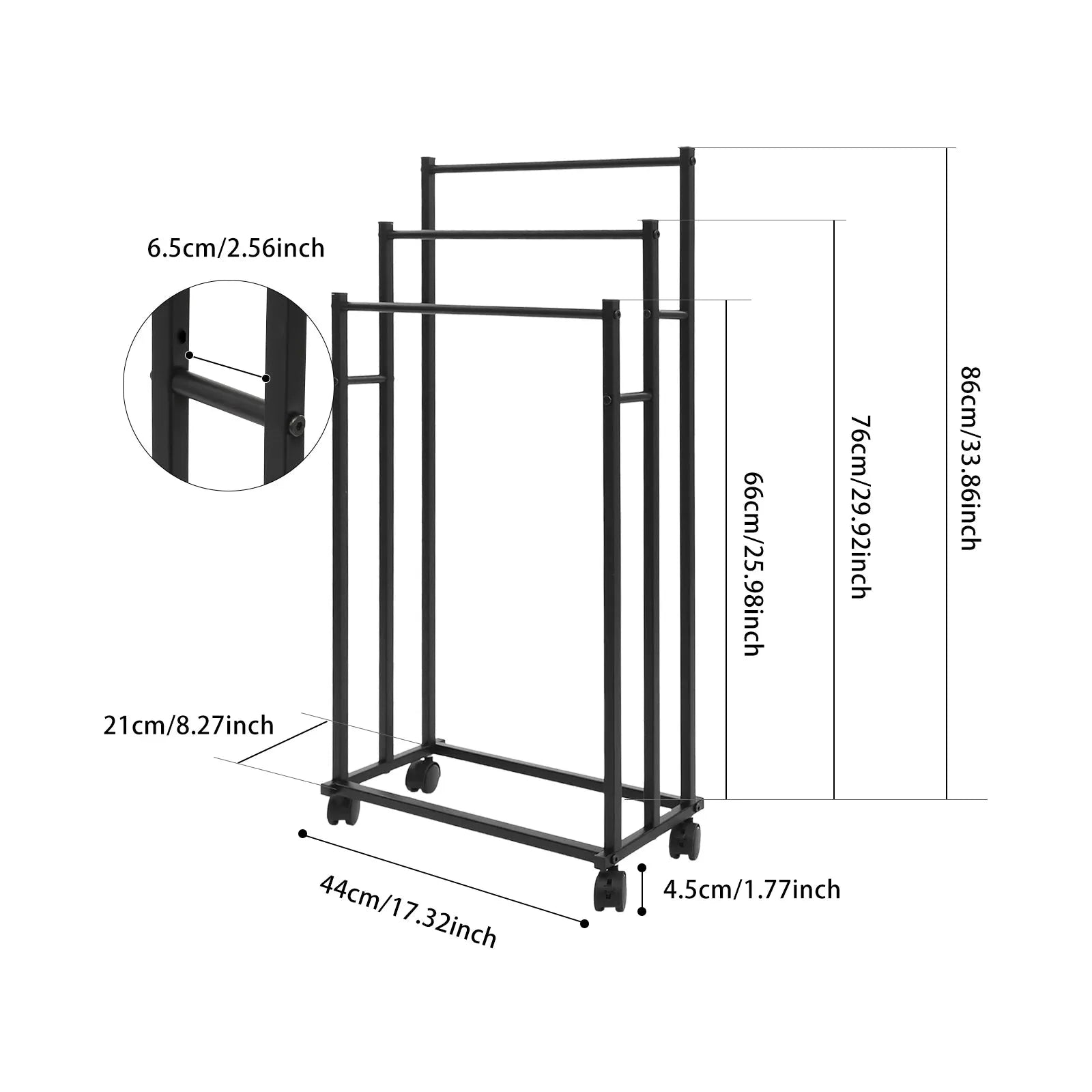 Porte Serviette sur Pied