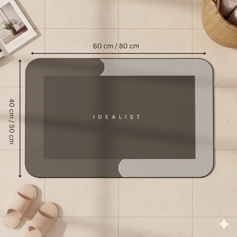 Tapis Salle de Bain Pierre Diatomite