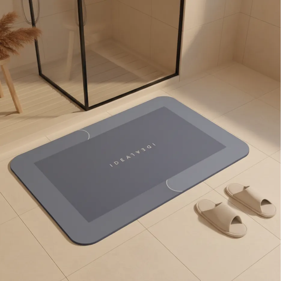 Tapis Salle de Bain Pierre Diatomite